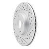 830-80036R Geoperformance Drilled/Slotted Brake Rotor, 2001-2005 Ford/Lincoln/Mercury/Mazda, Position: Front Right - image 2