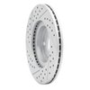 830-80036R Geoperformance Drilled/Slotted Brake Rotor, 2001-2005 Ford/Lincoln/Mercury/Mazda, Position: Front Right - image 4
