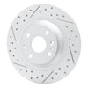 830-80037L Geoperformance Drilled/Slotted Brake Rotor, 2001-2005 Ford/Lincoln/Mercury/Mazda, Position: Rear Left - image 2