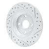 830-80037L Geoperformance Drilled/Slotted Brake Rotor, 2001-2005 Ford/Lincoln/Mercury/Mazda, Position: Rear Left - image 4