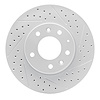 830-80038R Geoperformance Drilled/Slotted Brake Rotor, 2003-2005 Ford/Lincoln/Mercury/Mazda, Position: Front Right - image 1