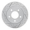 830-80039L Geoperformance Drilled/Slotted Brake Rotor, 2004-2013 Ford/Lincoln/Mercury/Mazda, Position: Rear Left - image 1