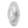 830-80039R Geoperformance Drilled/Slotted Brake Rotor, 2004-2013 Ford/Lincoln/Mercury/Mazda, Position: Rear Right - image 2