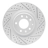 830-80043R Geoperformance Drilled/Slotted Brake Rotor, 2004-2011 Ford/Lincoln/Mercury/Mazda, Position: Front Right - image 1