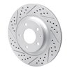 830-80044L Geoperformance Drilled/Slotted Brake Rotor, 2004-2011 Ford/Lincoln/Mercury/Mazda, Position: Rear Left - image 2
