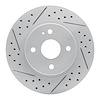 830-80050L Geoperformance Drilled/Slotted Brake Rotor, 2011-2015 Ford/Lincoln/Mercury/Mazda, Position: Front Left - image 1