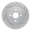 830-80050R Geoperformance Drilled/Slotted Brake Rotor, 2011-2015 Ford/Lincoln/Mercury/Mazda, Position: Front Right - image 1