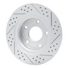 830-80051L Geoperformance Drilled/Slotted Brake Rotor, 2014-2021 Ford/Lincoln/Mercury/Mazda, Position: Rear Left - image 4
