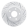 830-80051R Geoperformance Drilled/Slotted Brake Rotor, 2014-2021 Ford/Lincoln/Mercury/Mazda, Position: Rear Right - image 1