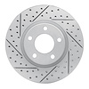 830-80065L Geoperformance Drilled/Slotted Brake Rotor, 2004-2015 Ford/Lincoln/Mercury/Mazda, Position: Front Left - image 1