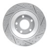 830-80070L Geoperformance Drilled/Slotted Brake Rotor, 2013-2018 Ford/Lincoln/Mercury/Mazda, Position: Rear Left - image 4