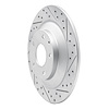 830-80070R Geoperformance Drilled/Slotted Brake Rotor, 2013-2018 Ford/Lincoln/Mercury/Mazda, Position: Rear Right - image 1