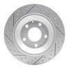 830-80070R Geoperformance Drilled/Slotted Brake Rotor, 2013-2018 Ford/Lincoln/Mercury/Mazda, Position: Rear Right - image 4