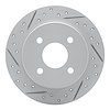 830-80072L Geoperformance Drilled/Slotted Brake Rotor, Fits Select Multiple Makes/Models, Position: Rear Left - image 1