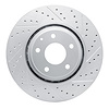 830-80078R Geoperformance Drilled/Slotted Brake Rotor, Fits Select Ford/Lincoln/Mercury/Mazda, Position: Front Right - image 1
