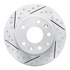 830-80079L Geoperformance Drilled/Slotted Brake Rotor, Fits Select Ford/Lincoln/Mercury/Mazda, Position: Rear Left - image 1