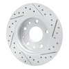 830-80079L Geoperformance Drilled/Slotted Brake Rotor, Fits Select Ford/Lincoln/Mercury/Mazda, Position: Rear Left - image 4