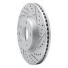 830-80080R Geoperformance Drilled/Slotted Brake Rotor, 2016-2019 Ford/Lincoln/Mercury/Mazda, Position: Front Right - image 2