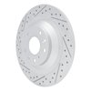 830-80085L Geoperformance Drilled/Slotted Brake Rotor, Fits Select Ford/Lincoln/Mercury/Mazda, Position: Rear Left - image 2