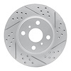 830-91002R Geoperformance Drilled/Slotted Brake Rotor, 2004-2006 Lexus/Toyota/Scion, Position: Front Right - image 1