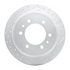 830-93001R Geoperformance Drilled/Slotted Brake Rotor, 2006-2010 GM, Position: Rear Right - image 1