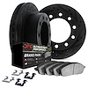 8412-54069 Drilled/Slotted Brake Rotors with Ultimate-Duty Brake Pads Kit & Hardware [Black], 2011-2015 Ford/Lincoln/Mercury/Maz - image 1
