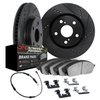8422-63002 Drilled/Slotted Brake Rotors with Ultimate-Duty Brake Pads/Sensor & Hardware Kit [Black], 2012-2018 Mercedes-Benz, Po - image 2
