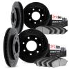 8504-54353 Drilled/Slotted Brake Rotors w/5000 Advanced Brake Pads Kit [Black], 2004-2008 Ford/Lincoln/Mercury/Mazda, Position:  - image 1