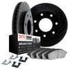 8512-54160 Drilled/Slotted Brake Rotors w/5000 Advanced Brake Pads Kit & Hardware [Black], 2009-2009 Ford/Lincoln/Mercury/Mazda, - image 2