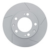 910-02005D GEOMET Slotted Hi-Carbon Alloy Brake Rotor [Coated], 1982-1985 Porsche, Position: Right Front - image 1
