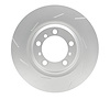 910-02047D GEOMET Slotted Hi-Carbon Alloy Brake Rotor [Coated], 2010-2016 Porsche, Position: Rear Left - image 1