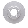 910-02066D GEOMET Slotted Hi-Carbon Alloy Brake Rotor [Coated], 2010-2020 Porsche, Position: Rear Right - image 1