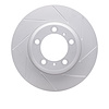 910-02067D GEOMET Slotted Hi-Carbon Alloy Brake Rotor [Coated], 2010-2020 Porsche, Position: Rear Left - image 1