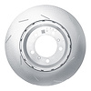 910-02074DA GEOMET Slotted Hi-Carbon Alloy Brake Rotor [Coated], 2017-2021 Porsche, Position: Rear Right - image 1
