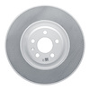910-02100D GEOMET Slotted Hi-Carbon Alloy Brake Rotor [Coated], 2015-2021 Porsche, Position: Right Front - image 1