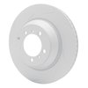 910-02139D GEOMET Slotted Hi-Carbon Alloy Brake Rotor [Coated], 2018-2021 Porsche, Position: Rear Right - image 2