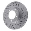 920-02033D GEOMET Drilled Hi-Carbon Alloy Brake Rotor [Coated], 1998-2012 Porsche, Position: Right Front - image 2