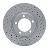 920-02035D GEOMET Drilled Hi-Carbon Alloy Brake Rotor [Coated], Fits Select Porsche, Position: Right Front - image 1