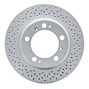 920-02039 GEOMET Drilled Hi-Carbon Alloy Brake Rotor [Coated], 2000-2008 Porsche, Position: Rear - image 1