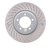 920-02046D GEOMET Drilled Hi-Carbon Alloy Brake Rotor [Coated], 2007-2013 Porsche, Position: Right Front - image 1
