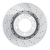 920-02060DA GEOMET Drilled Hi-Carbon Alloy Brake Rotor [Coated], 2010-2011 Porsche, Position: Rear Right - image 1