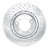 920-02074DA GEOMET Drilled Hi-Carbon Alloy Brake Rotor [Coated], 2015-2017 Porsche, Position: Rear Right - image 1