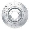 920-02076DA GEOMET Drilled Hi-Carbon Alloy Brake Rotor [Coated], 2015-2017 Porsche, Position: Right Front - image 1