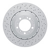 920-02086DA GEOMET Drilled Hi-Carbon Alloy Brake Rotor [Coated], Fits Select Porsche, Position: Left Front