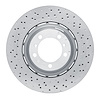 920-02088DA GEOMET Drilled Hi-Carbon Alloy Brake Rotor [Coated], 2016-2016 Porsche, Position: Rear Right - image 1