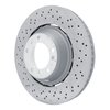 920-02105DA GEOMET Drilled Hi-Carbon Alloy Brake Rotor [Coated], 2016-2016 Porsche, Position: Rear Left - image 2