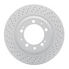 920-02114D GEOMET Drilled Hi-Carbon Alloy Brake Rotor [Coated], 1998-1998 Porsche, Position: Rear Left - image 1