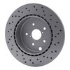 920-13042 GEOMET Drilled Hi-Carbon Alloy Brake Rotor [Coated], 2018-2021 Subaru, Position: Rear - image 4