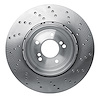 920-31091DA GEOMET Drilled Hi-Carbon Alloy Brake Rotor [Coated], 2008-2013 BMW, Position: Rear Left - image 1