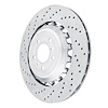 920-31119DA GEOMET Drilled Hi-Carbon Alloy Brake Rotor [Coated], 2012-2019 BMW, Position: Rear Left - image 1